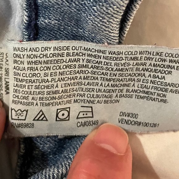 Gloria Vanderbilt Amanda Blue Denim Jeans Size 22 - Picture 9 of 13